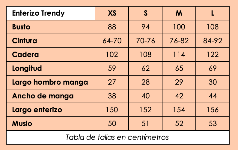 Enterizo Trendy Blanco Off
