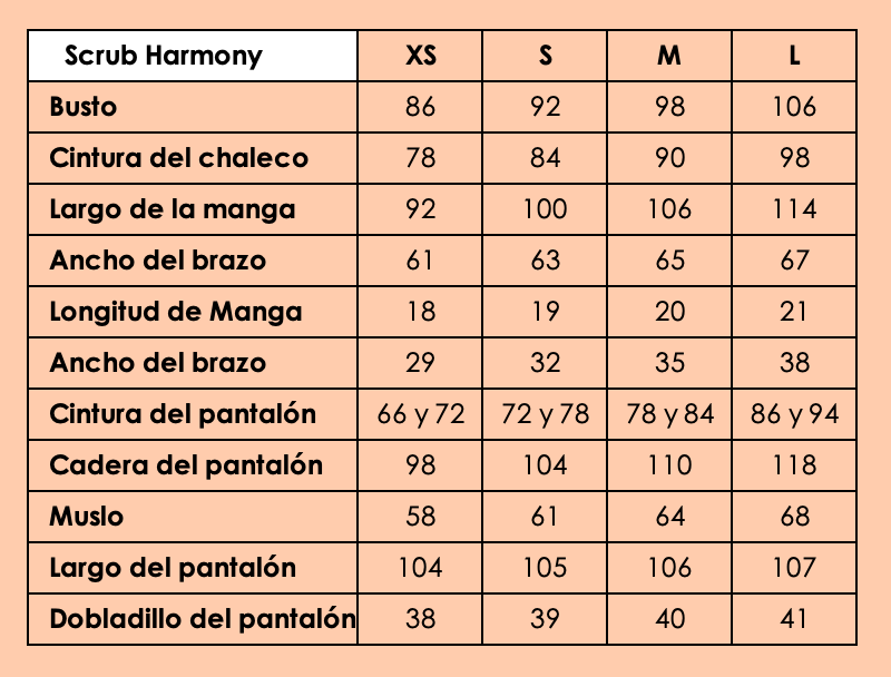 Scrub Harmony Marrón