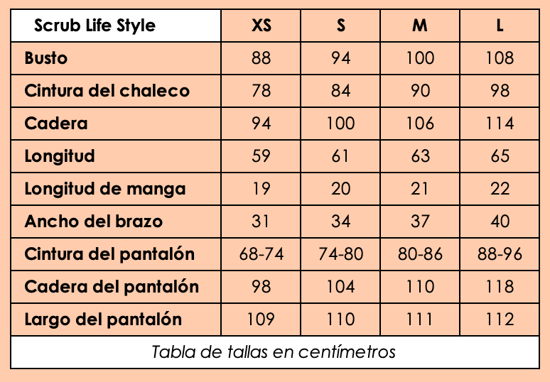 Scrub Life Style Azul