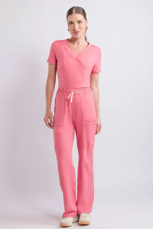 Scrub Coach Pink