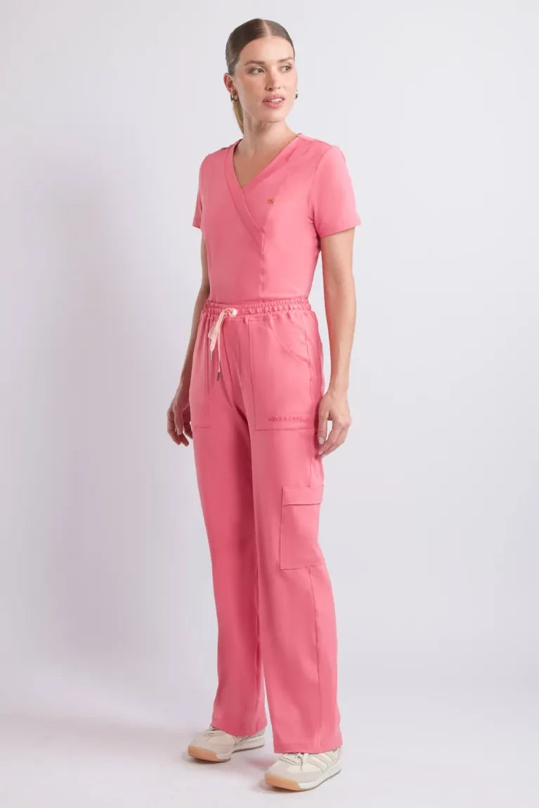 Scrub Coach Pink