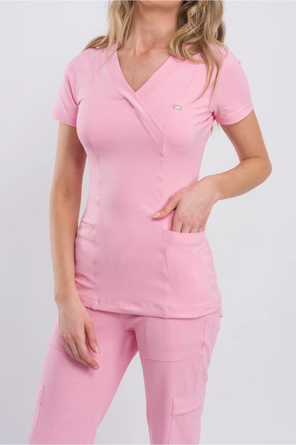 Scrub Coach Rosa Blush