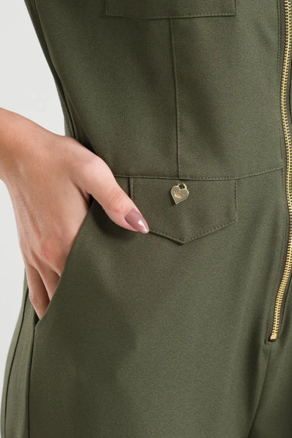 Enterizo Fancy Verde Militar