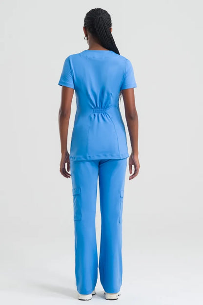 Scrub Coach Azul Capri