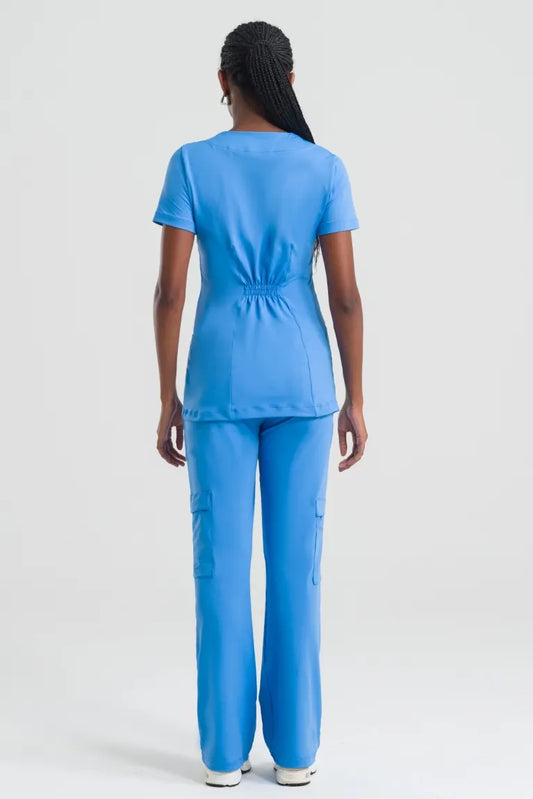 Scrub Coach Azul Capri