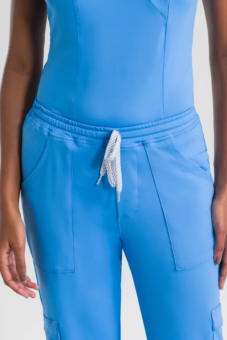 Scrub Coach Azul Capri