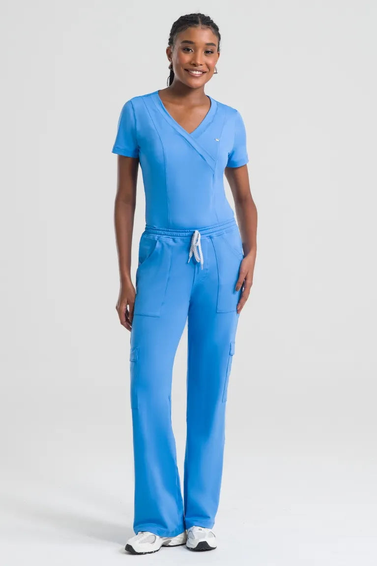 Scrub Coach Azul Capri