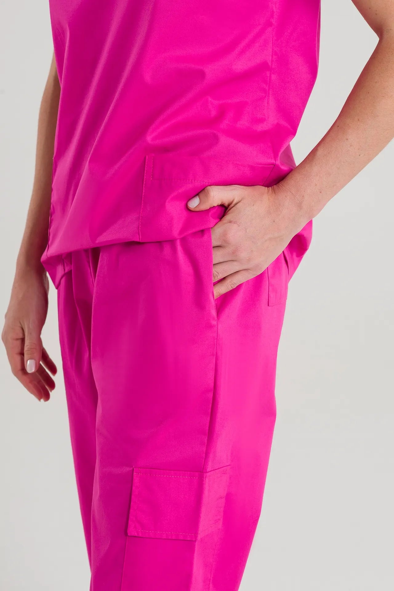 Scrub New Basic Hot Pink