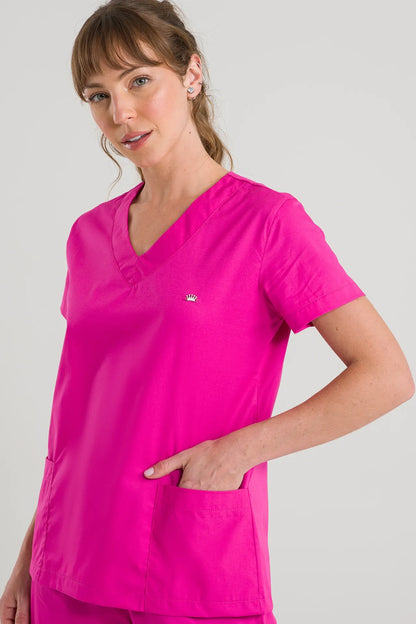 Scrub New Basic Hot Pink