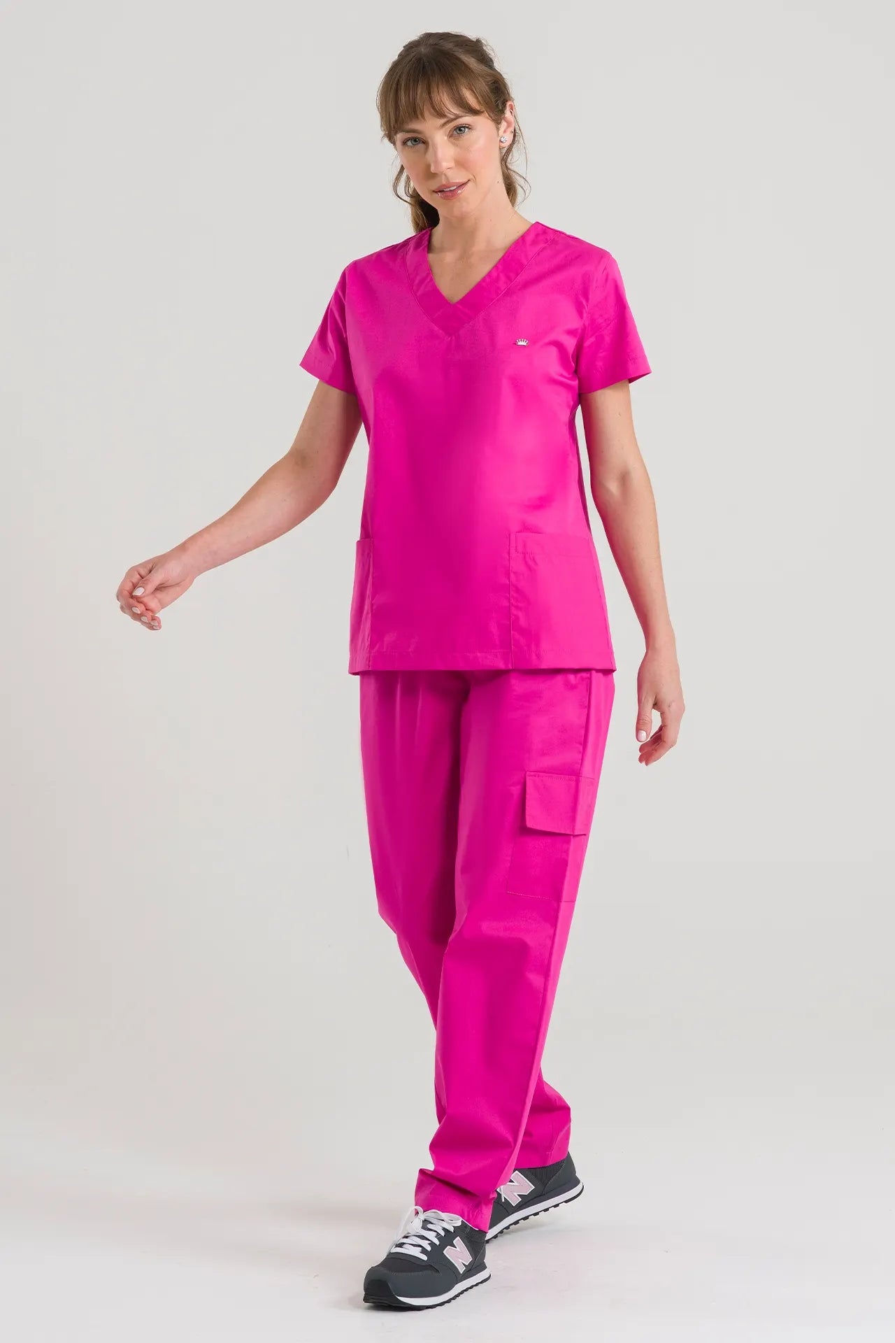 Scrub New Basic Hot Pink