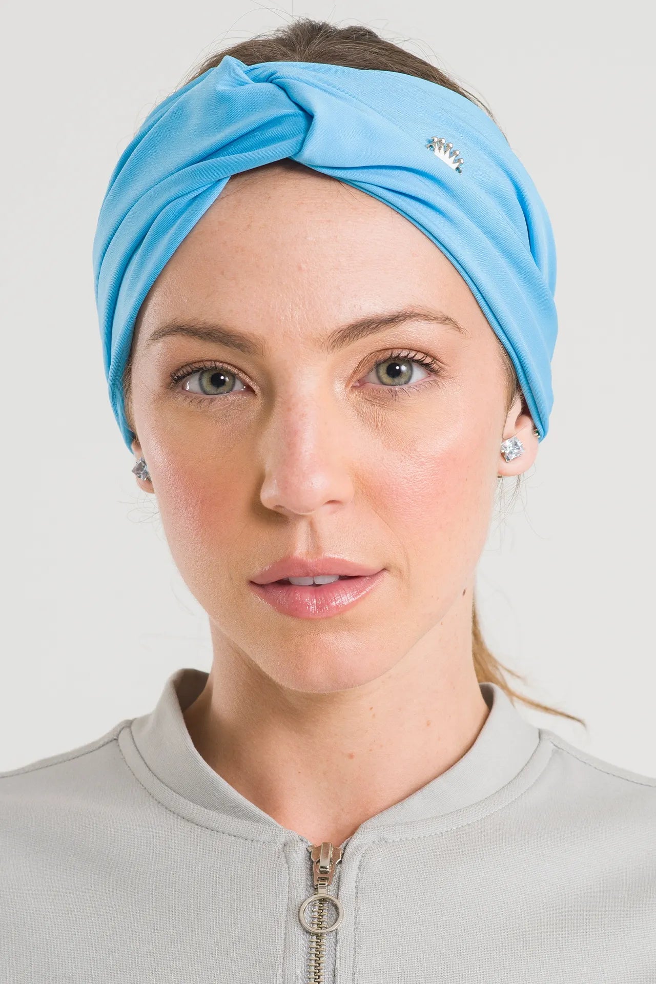 Turbante 2 en 1 Celeste