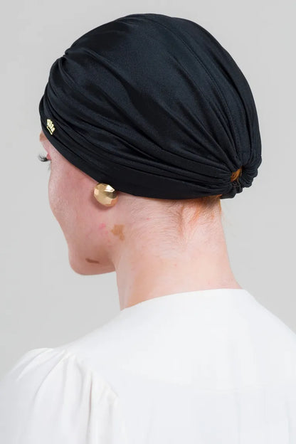 Turbante Heart 2 en 1 Negro